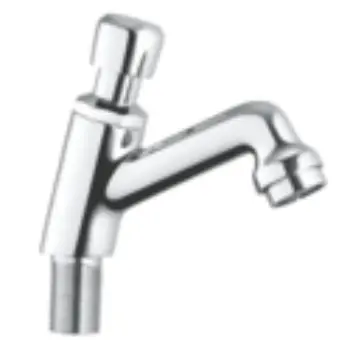 Silver Brass Pillar Cock